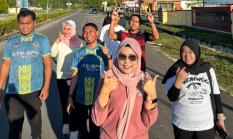 ‎Kepala Kantor Pertanahan Boltara Ikuti Jalan Sehat Bhayangkara ke-80, Perkuat Sinergi dan Kebersamaan